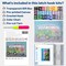 Latch Hook Kits DIY Crochet Yarn Kits: Boots Carpet Embroidery Hook Rug Kit Needlework Sets Cushion for Kids or Adults Home Decor 20x15inch